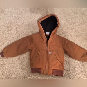 Carhartt Toddler Brown Hooded Coat